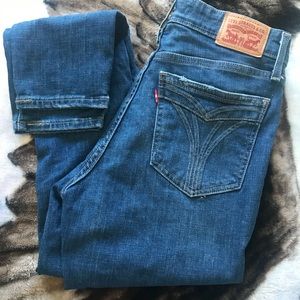 Levi’s 721 high rise ankle skinny jeans